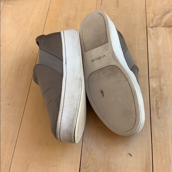 Vince Satin Platform Slides - Picture 3 of 3